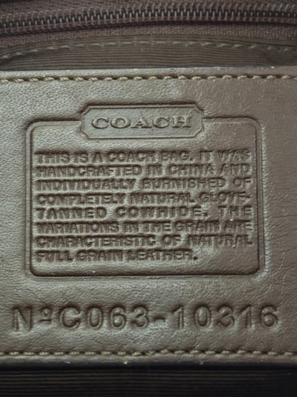 Rare COACH Leather Soho Shoulder Bag - Picture 10 of 10